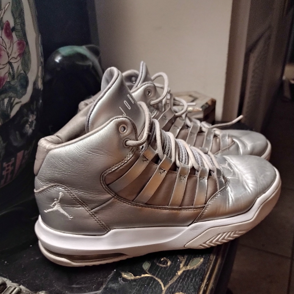 Jordan's Silver High Tops
